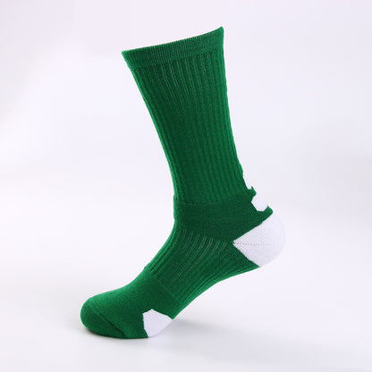 Classic High-top Towel Bottom Sports Socks Thickened And Non-slip