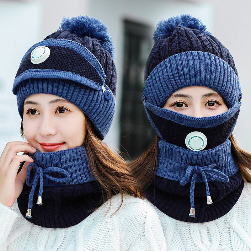 Cute and warm ladies cycling ear caps