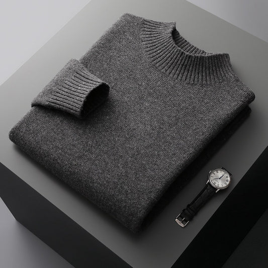 F.J.C. S.M.   Knitted Pure Wool Sweater men's