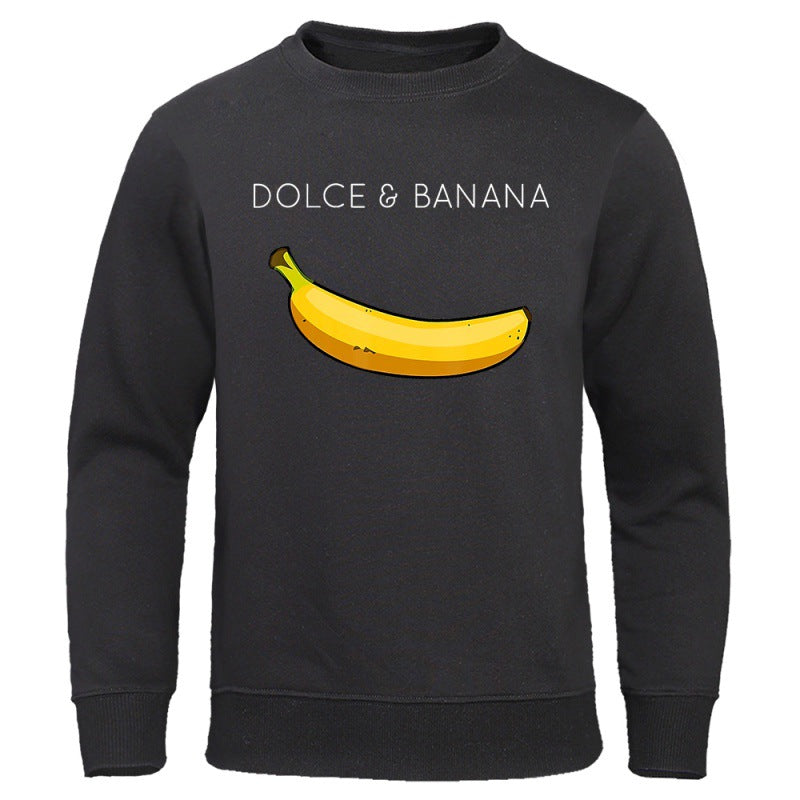 S.M. Banana Fashion Printed Hoodie