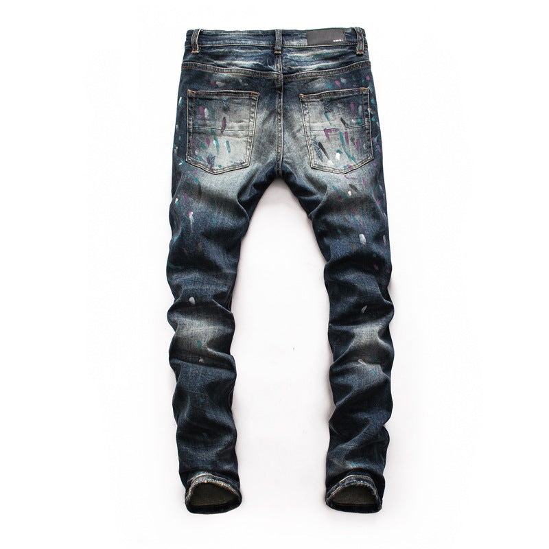 S.M. Men's Ripped Skinny Jean's S.M.