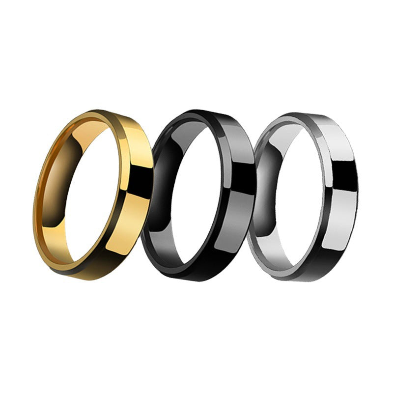 Niche Rings For Men And Women Stainless Steel Couple Rings