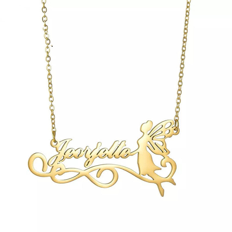 Fashion Custom Letter Name Necklace