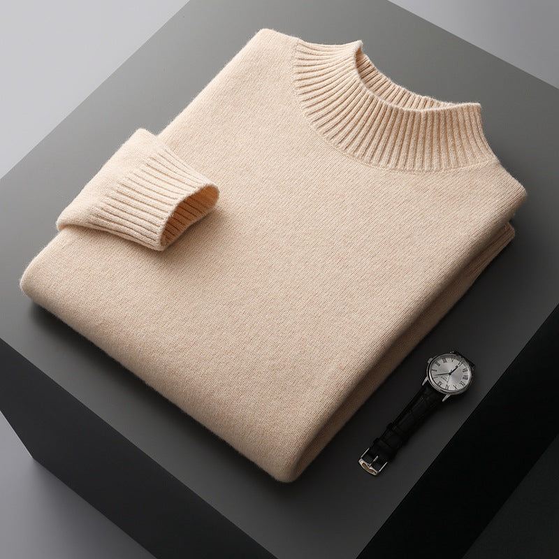 F.J.C. S.M.   Knitted Pure Wool Sweater men's