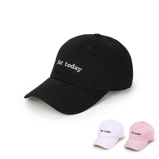 Embroidered Letter Cotton Baseball Cap