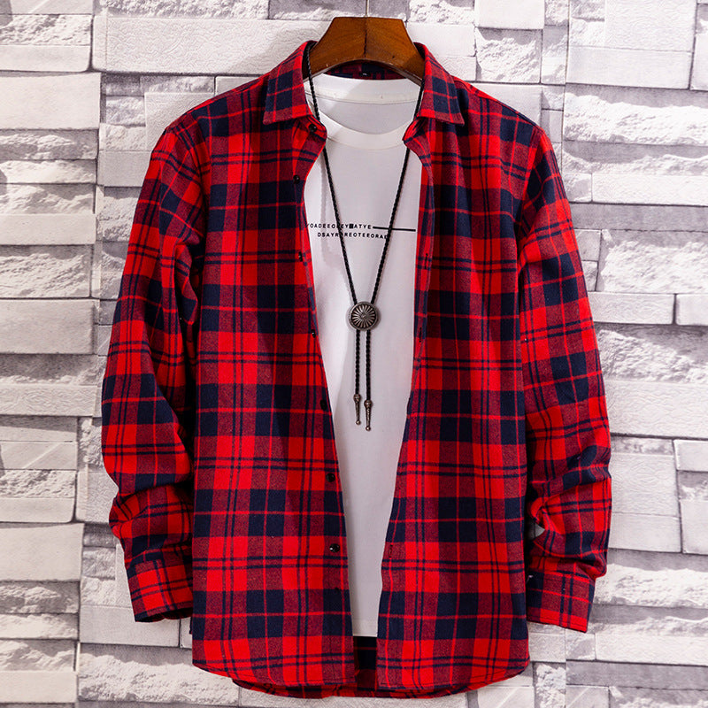 F.J.C. Men's Plaid  Shirts S.M.