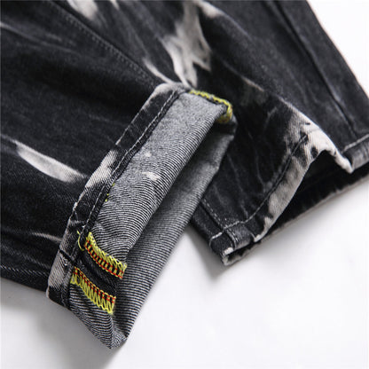 S.M. Straight Ripped Multi-craft Pants