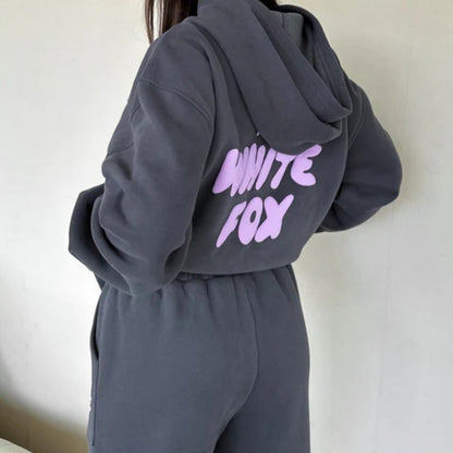 S.W.  Hooded Sweater Two-piece Set