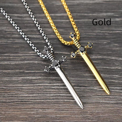 Women's Cross Dagger Necklace