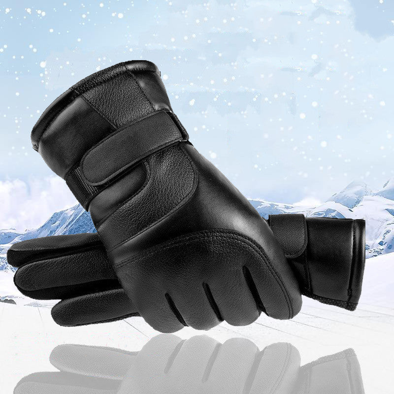 S.M.  Winter Leather Gloves