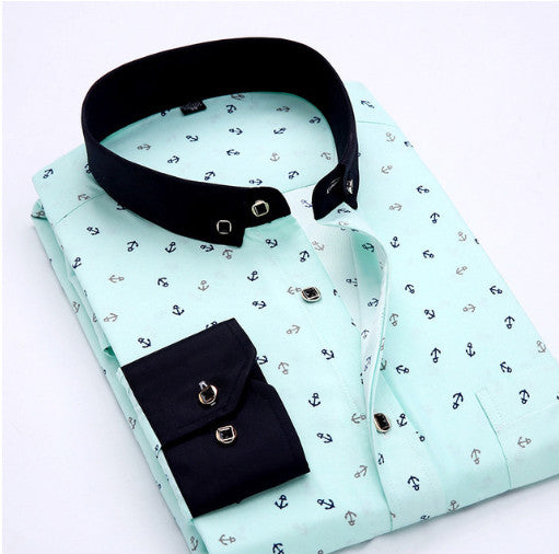 S.M.  Mens Floral Print Shirts