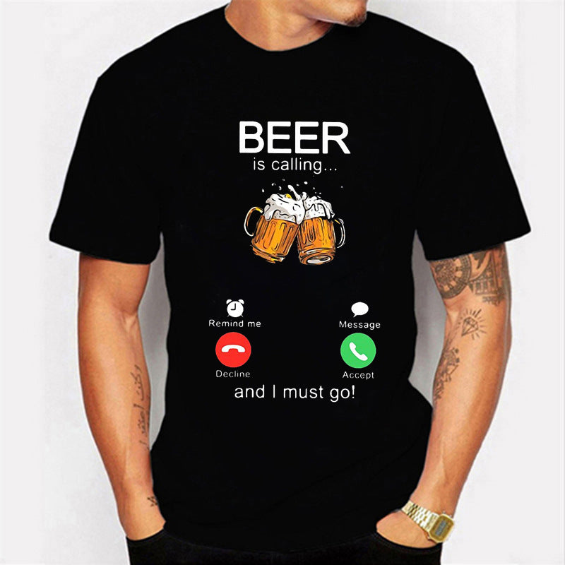 F.J.C.  S.M.  Weekend Beer With Cheers T-shirt men's