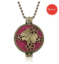 Aromatherapy Necklace Bronze Men And Women Couple