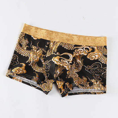 S.M. Dragon print boxer shorts S.W.