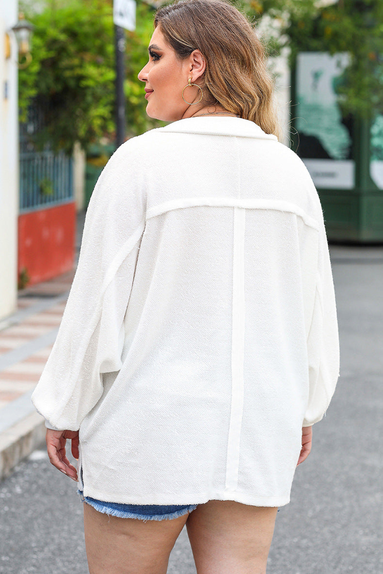 a woman in short shorts and a white shirt