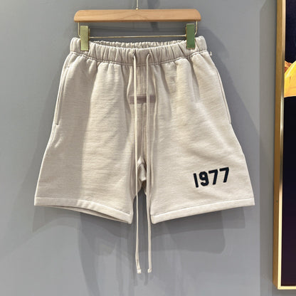 S.M. Fear of God Essentials 1977 Shorts 'Light Oatmeal'