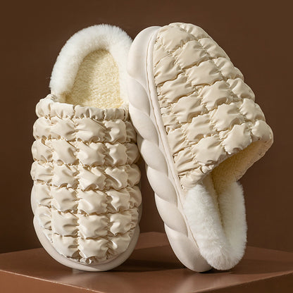 Home Lovers' Waterproof Wool Slippers