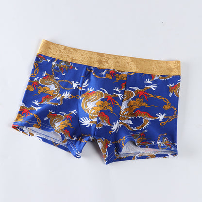 S.M. Dragon print boxer shorts S.W.