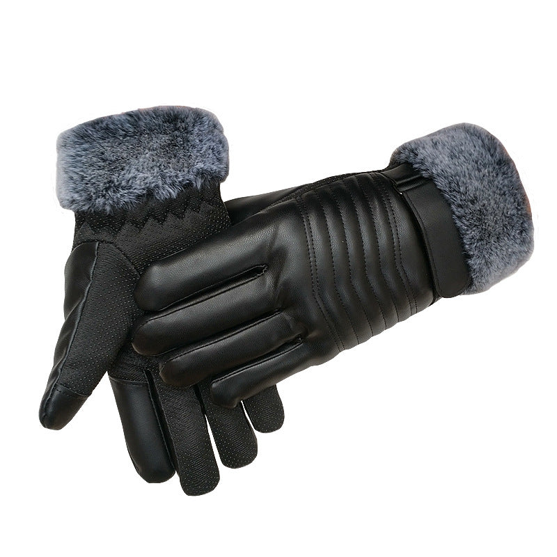 S.M.  Winter Leather Gloves