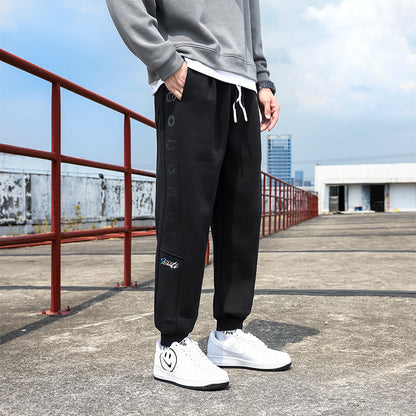 F.J.C.  S.M.  Fleece Men's Sweatpants Fashion big and tall Sports pants.