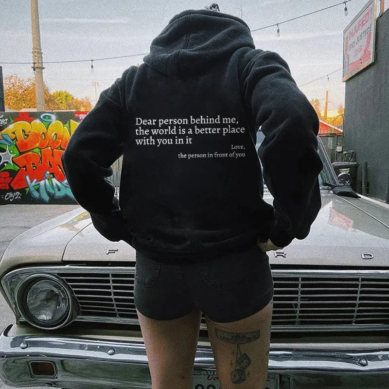 S.W. Dear Person Behind Me Hoodie