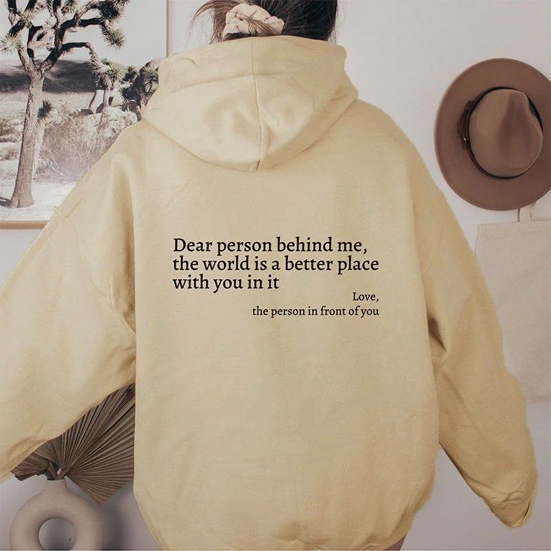 S.W. Dear Person Behind Me Hoodie