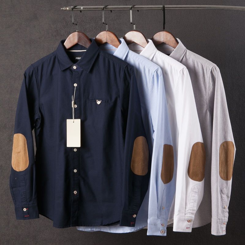 Oxford Cotton Slim-fitting Workwear Shirt