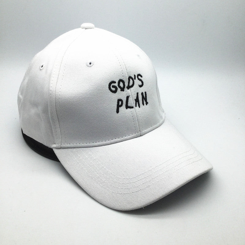 S.H. God's Plan Embroidered cotton baseball cap