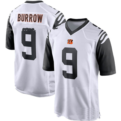 S.M.  Burrow #9 Bengals Jersey