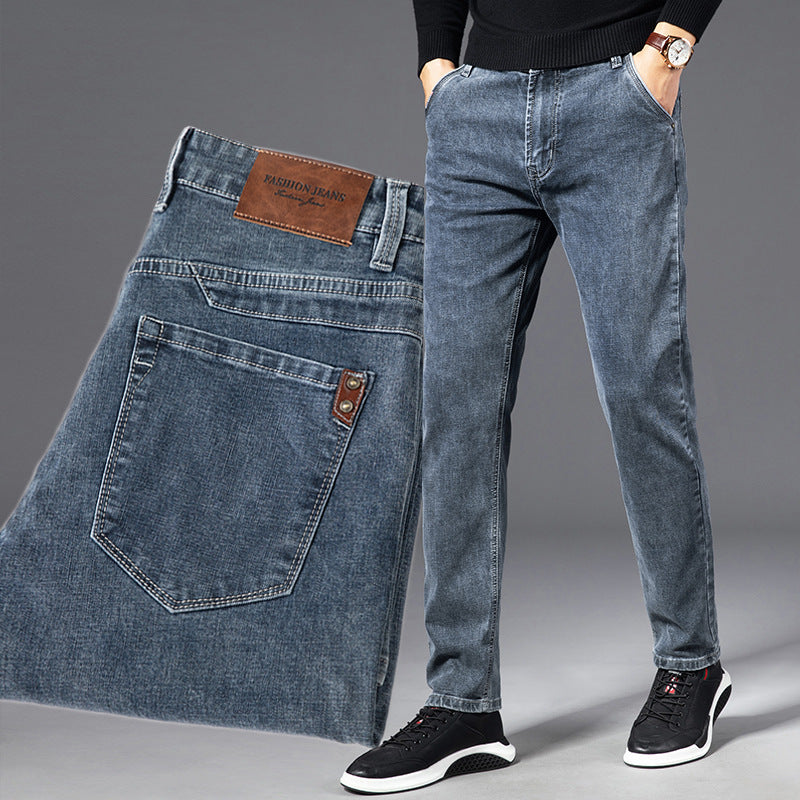 F.J.C.  S.M. Smokey Gray Loose Straight leg denim