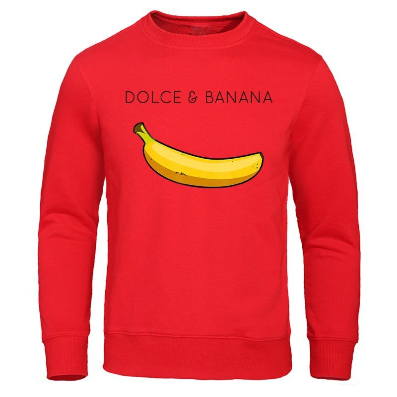 S.M. Banana Fashion Printed Hoodie