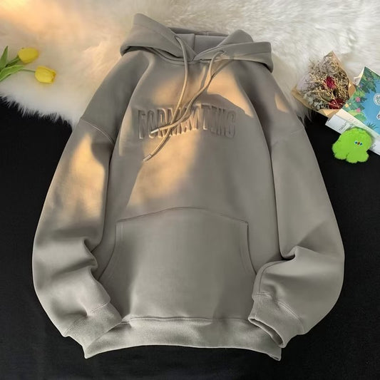 a grey hoodie with the words friends on it