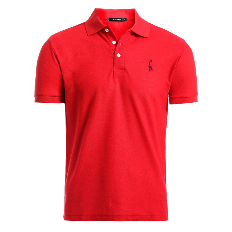 S.M. Men's embroidered Polo style shirts