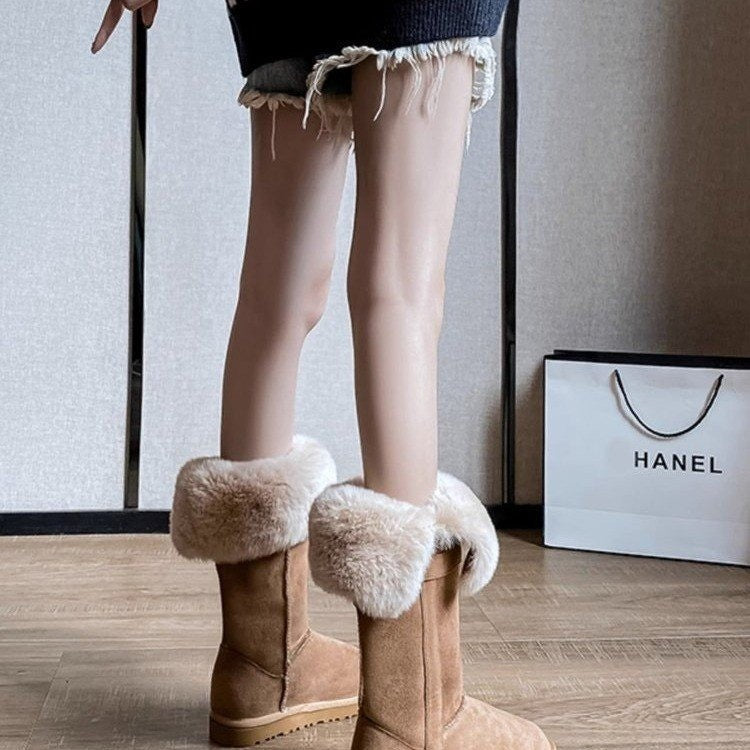 High Tube Warm Fur Female Boots