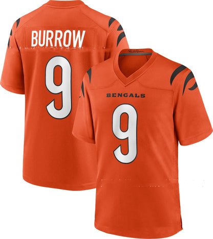 S.M.  Burrow #9 Bengals Jersey