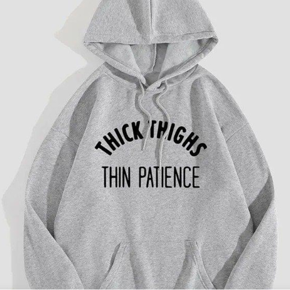 S.W. Thick Thighs x Thin Patience Hoodie