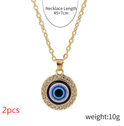 Diamond Demon Eye Necklace jewelry