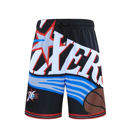 S.M. 76ers Retro Basketball Shorts