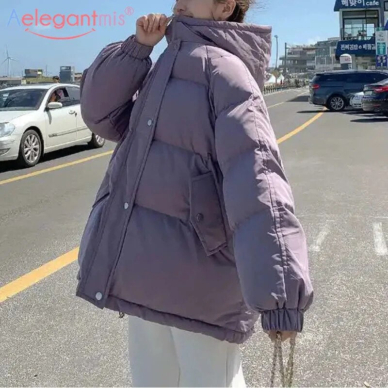 Women Thicken Warm Parka Coat Loose Oversized S.W.