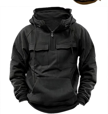 F.J.C. S.M. Thick Men's Hooded Pullover