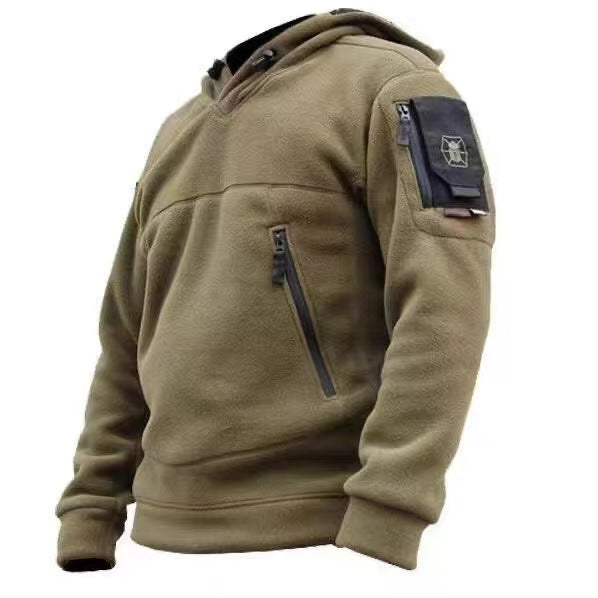 S.M. Zipper Pocket Tactical Fleece Sweater