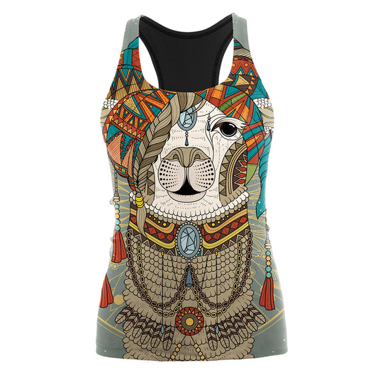 Women's Halloween Animal Digital Printing Hollow Vest