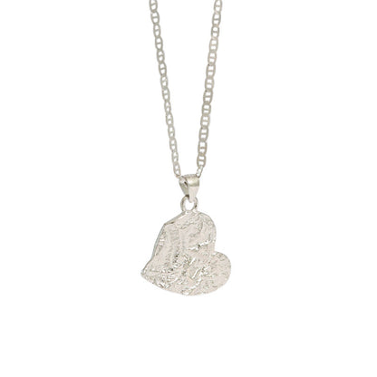 Simple Texture Love Pig Nose Chain S925 Sterling Silver Necklace