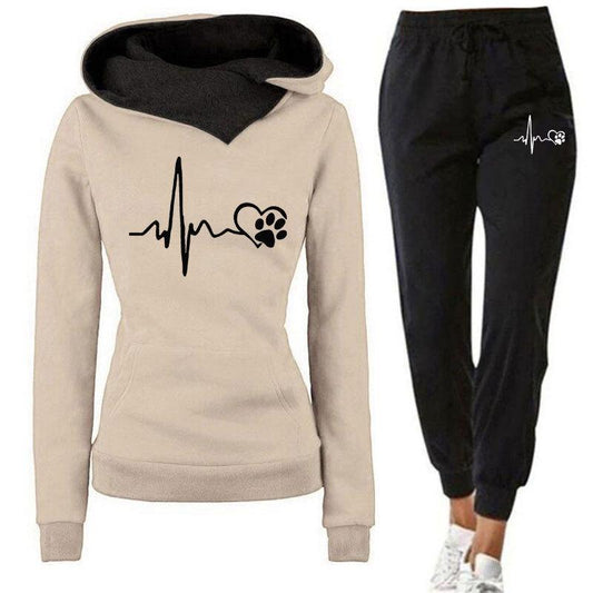 S.W. Heartbeat Frequency 2 piece sportswear set