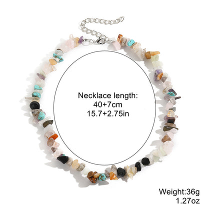 Women's Fashion Casual Bohemian Gravel Necklace