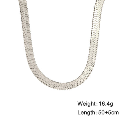 Popular Snake Bone Stainless Steel Choker