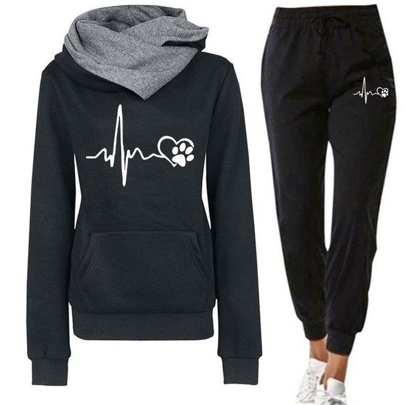 S.W. Heartbeat Frequency 2 piece sportswear set