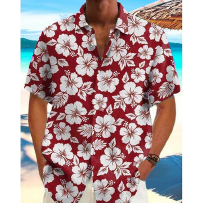 S.M. 3D Digital Printing Men's summer Shirt