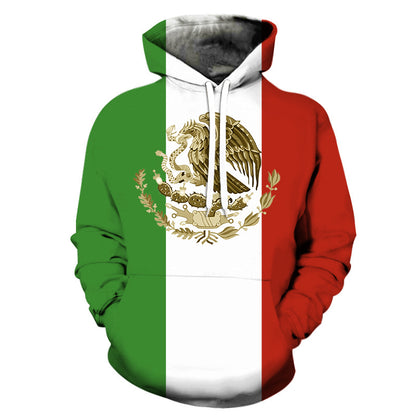 S.M. Men's Sweater Mexican Pride 3D Printed Hoodie