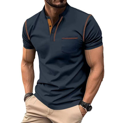 S.M. Short-sleeved Quick-dry Casual Polo Shirt